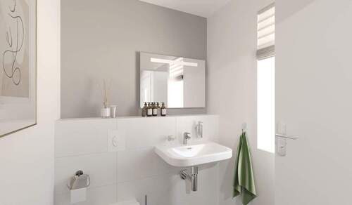 Komfortables Gäste-WC im Erdgeschoss - 