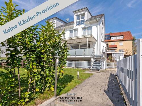 Hausansicht - Hochwertige und moderne Doppelhaushälfte mit ELW in bester Wohnlage von S-Vaihingen