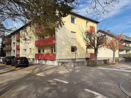 Straßenansicht - Mehrfamilienhaus, Wohnhaus zum Kaufen in Hockenheim