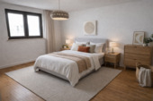 Schlafzimmer Virtual Staged - 