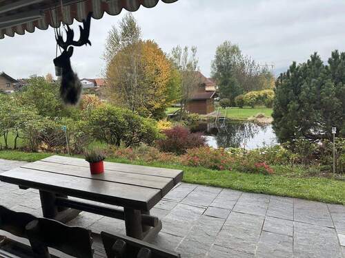 Terrasse Gartenblick - 6 Zimmer Einfamilienhaus in Burgberg i. Allgäu