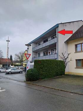Wohnungslage - 3 Zimmer Etagenwohnung zur Miete in Rielasingen-Worblingen