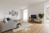 Beispielbild - Wohnzimmer - Etagenwohnung mit 94,60 m&sup2; in Haren zur Miete