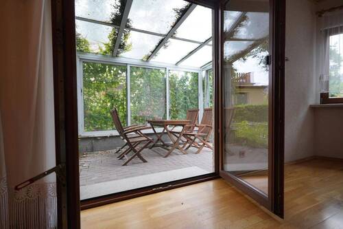 Blick vom Wohnbereich - 