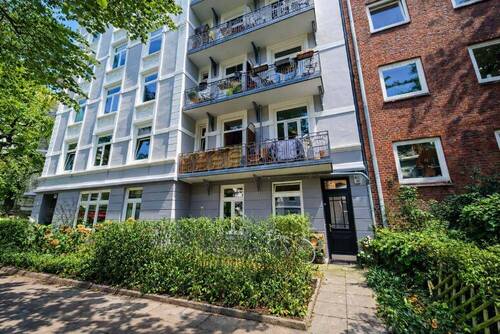 Bild 1 - 2-Zimmer EG-Wohnung mit großer Terrasse in Eimsbüttel