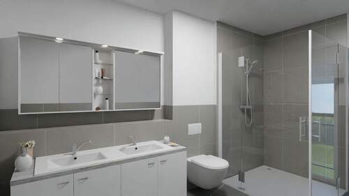 Master-Bad - 4 Zimmer Etagenwohnung in Stuttgart