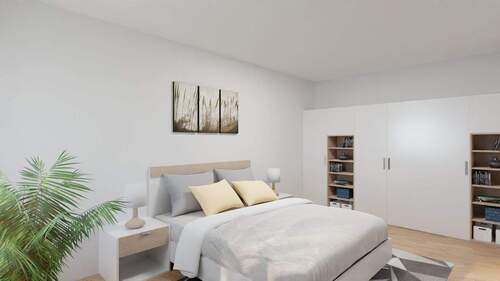 Schlafzimmer - Etagenwohnung mit 109,10 m&sup2; in Stuttgart zum Kaufen