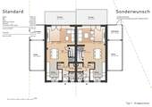 Grundriss Erdgeschoss - bereits in der Variante Sonderwunsch fertiggestellt - 