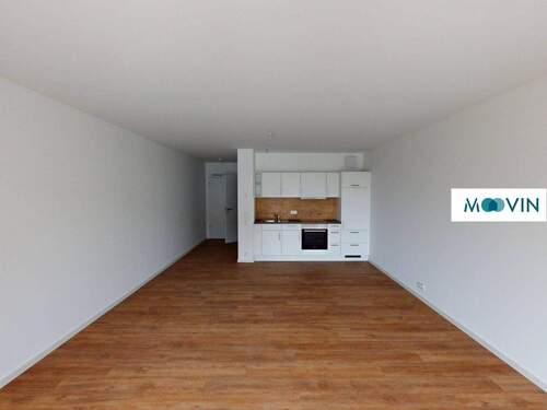 Ansicht II: Wohn-, Ess- und Schlafbereich - 1 Zimmer Etagenwohnung zur Miete in Heidenheim