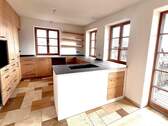 Offene Küche - 4 Zimmer Etagenwohnung in Wessobrunn