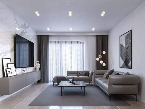 Wohnzimmer - Hochwertige EG-Wohnung 