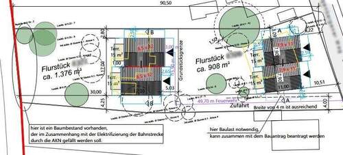 V9315 Ausschnitt Bauvorbescheid - 