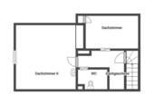 Grundriss Skizze Dachboden - 
