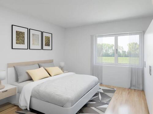 Schlafzimmer 1 - Etagenwohnung mit 87,60 m² in Villingen-Schwenningen zum Kaufen