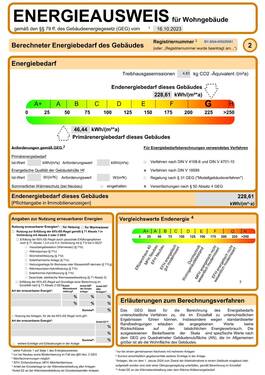 Energieausweis - 