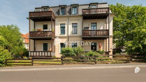 Außenansicht 5 - Gepflegte 2-Zimmer-Wohnung mit Balkon und Gemeinschaftsgarten in sehr beliebter Lage