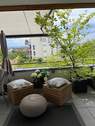 Balkon mit Markise - 