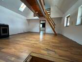 Wohnung 3 OG Wohnzimmer und Galerie Studio - 