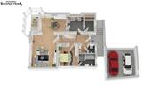 Grundriss Erdgeschoss mit Wintergarten - 