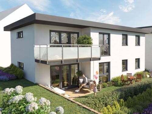 Nord-West-Ansicht - 2 Zimmer Etagenwohnung zum Kaufen in Villingen-Schwenningen