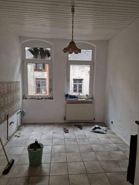 Küche vor Fertigstellung - 2 Zimmer Etagenwohnung zur Miete in Fürth