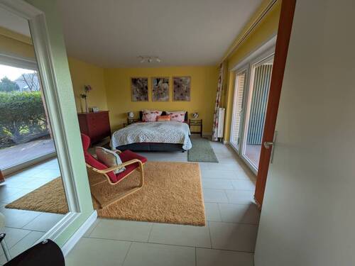 Blick ins Schlafzimmer - 2 Zimmer Etagenwohnung in Otterndorf