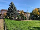 Ausblick in den wunderschönen Garten - Etagenwohnung mit 100,00 m&sup2; in Haßfurt zur Miete