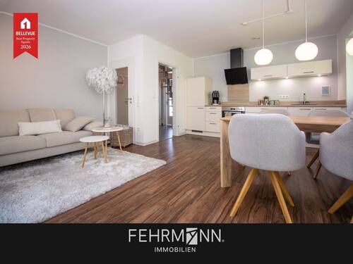 Bild 1 - RESERVIERT - Helle 3-Zimmer-Obergeschosswohnung mit Einbauküche, Dachterrasse & Stellplatz - zur Miete!