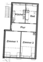 Grundriss DG li.PNG - Etagenwohnung mit 61,00 m&sup2; in Chemnitz zur Miete