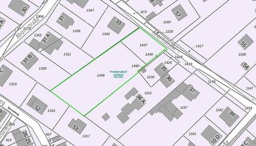 Gesamtes Grundstück - Grundstück Ahornstraße 34, 2.274m²