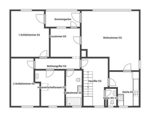 1. OG selbst bewohnt - 