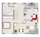 Obergeschoss Wohnhaus - 