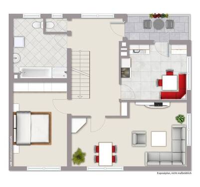 Obergeschoss Wohnhaus - 