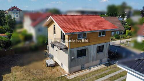 aktuelle Süd-West Ansicht - 8 Zimmer Einfamilienhaus in Berlin - Pankow