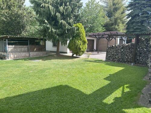 Blick Garten - Garagen - 
