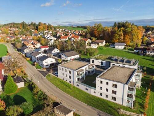 Vogelperspektive - Energieeffiziente und neuwertige Erdgeschoss-Wohnung