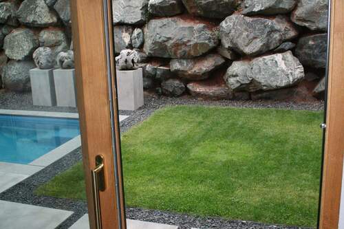 Blick vom Flur in den Garten - 