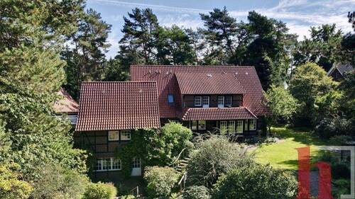 Drohne Garten - 7 Zimmer Einfamilienhaus zum Kaufen in Lohne