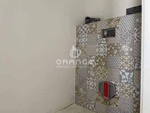 Die Gästetoilette in der Diele - 