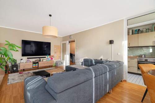 Wohnzimmer - Etagenwohnung mit 72,00 m&sup2; in Hennigsdorf zum Kaufen