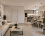 Visualisierte Darstellung - Wohnraum Erdgeschoss - 
