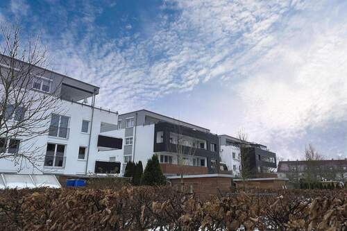 Wohnanlage Westansicht - 3 Zimmer Etagenwohnung in Landsberg