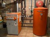 Heizung und Warmwassertank - 