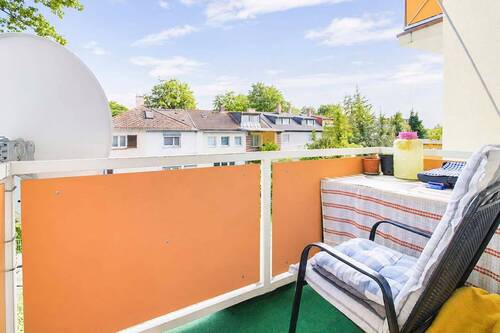 04_Balkon - Etagenwohnung mit 64,00 m&sup2; in Frankfurt am Main zum Kaufen