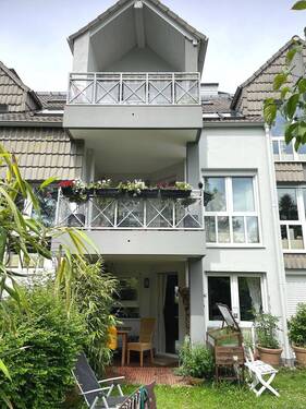 Terrassenansicht - 2 Zimmer Etagenwohnung zum Kaufen in Taunusstein