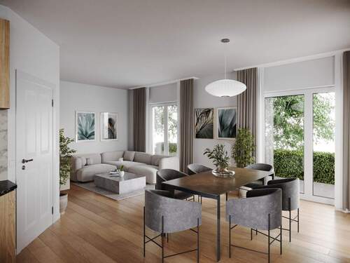 Wohnbereich - 4 Zimmer Doppelhaushälfte in Bernau bei Berlin