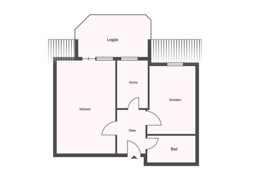 Wohnung Dachgeschoss - 