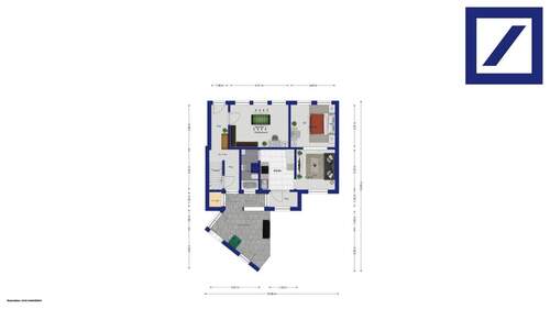 Dachgeschosswohnung - 