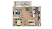3D-Grundriss Wohnung - 