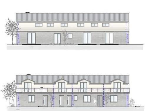 Nord / Süd Ansicht - 3 Zimmer Etagenwohnung zur Miete in Boren